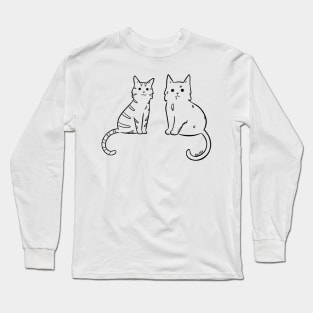 Two Cats Long Sleeve T-Shirt